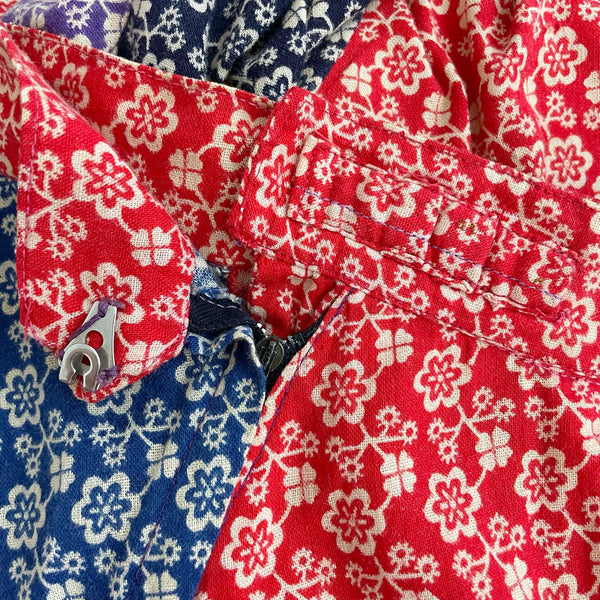 70S FLORAL PANELED MAXI SKIRT (26/27)