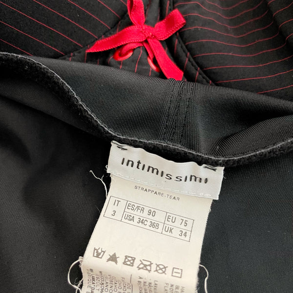 INTIMISSIMI PINSTRIPE BUSTIER TOP (34C)
