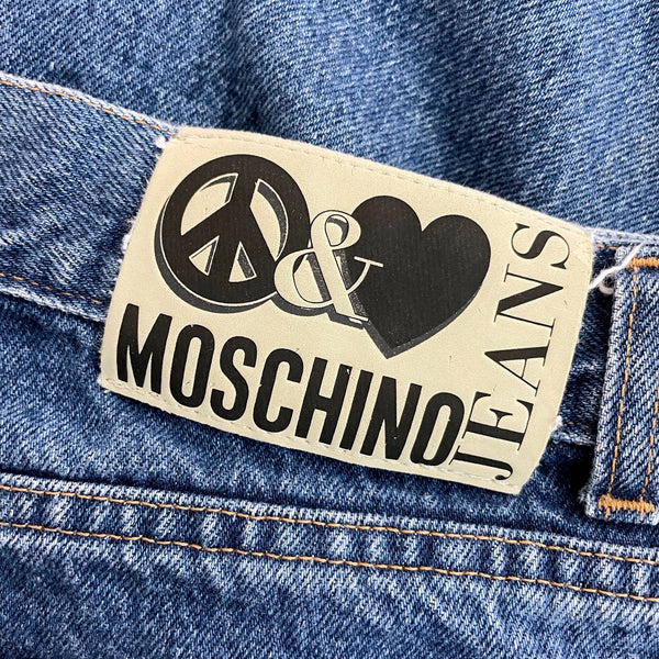 MOSCHINO PEACE SIGN JEANS (36)