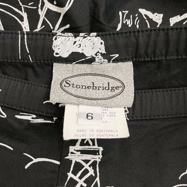 PARIS SKETCH PRINT PANTS (6)