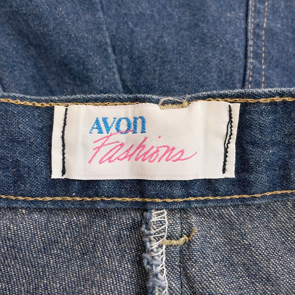 PLEATED DARK DENIM SHORTS (24)