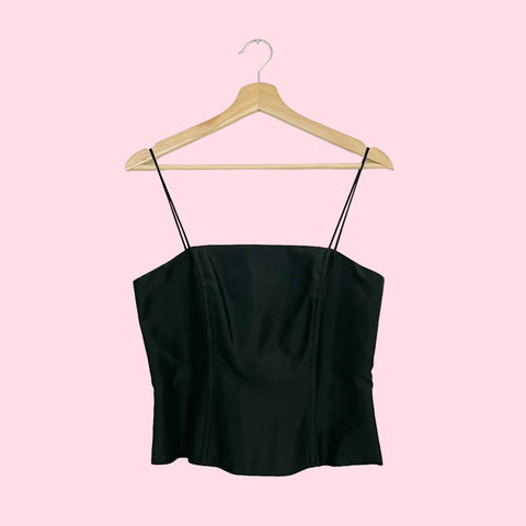 BLACK FORMAL BUSTIER TOP (6)
