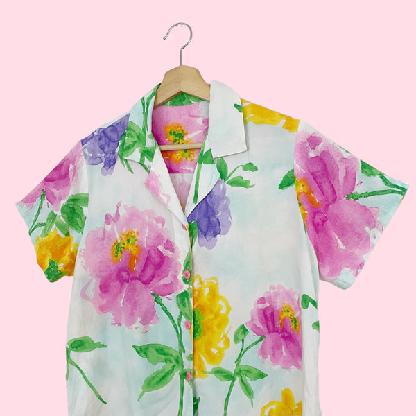 JAM'S WORLD FLORAL BLOUSE (S/M)