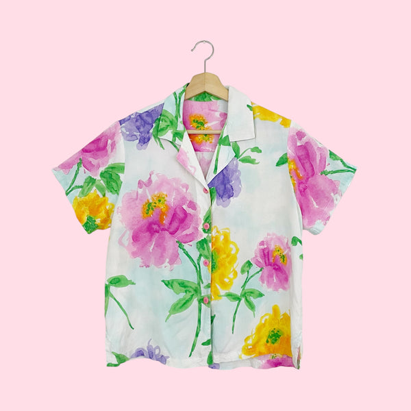 JAM'S WORLD FLORAL BLOUSE (S/M)