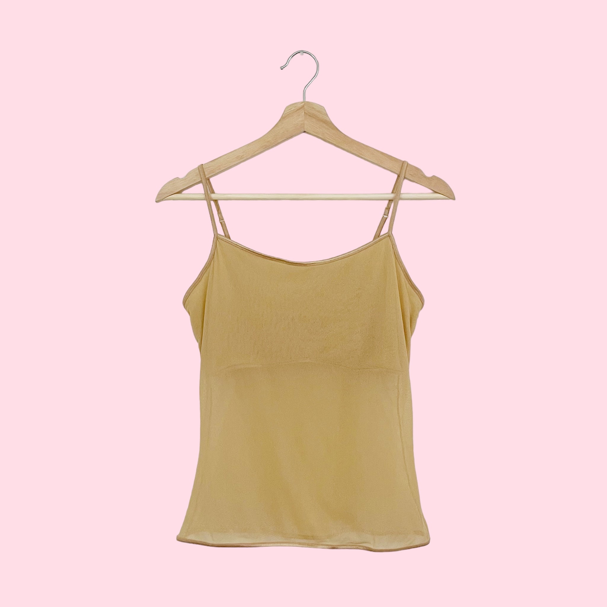 COSABELLA TAN MESH TANK (L/XL)