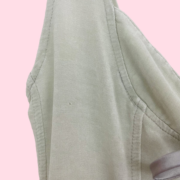 VICTORIA'S SECRET LACE UP SLIP DRESS (XS)