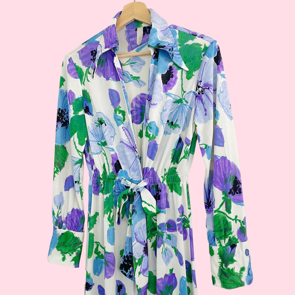 FLORAL OPEN FRONT ROBE (S)