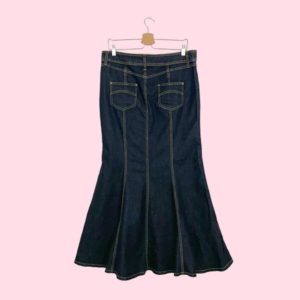 DENIM MERMAID MAXI SKIRT (12)