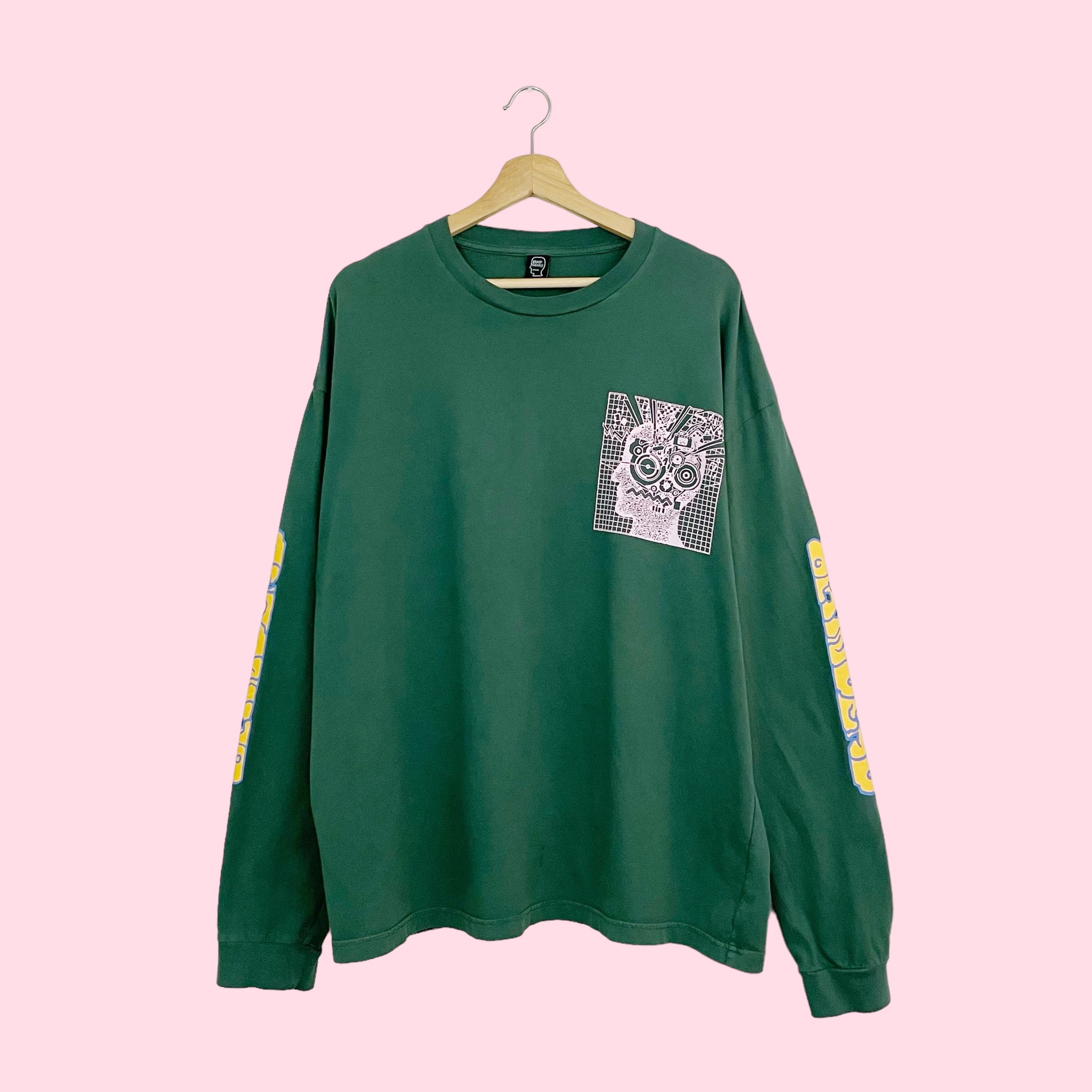 BRAIN DEAD DNA LONG SLEEVE TEE (XL)