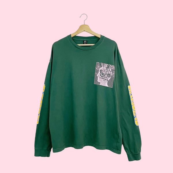 BRAIN DEAD DNA LONG SLEEVE TEE (XL)