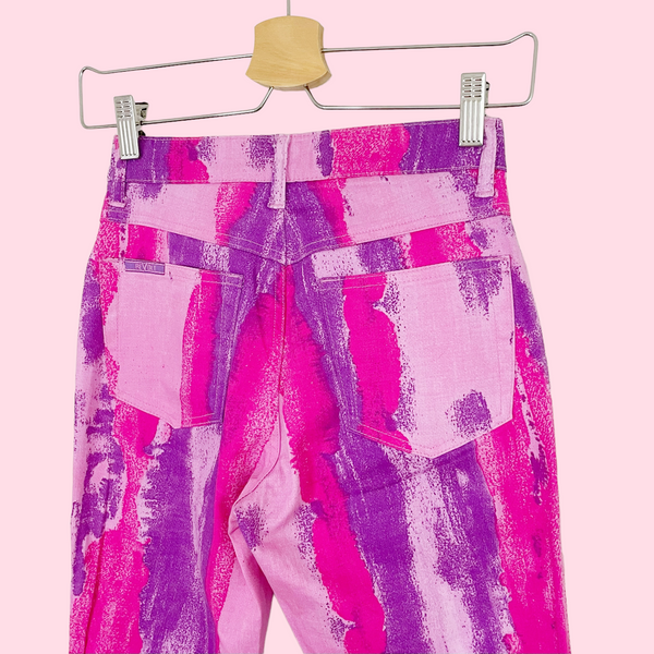 PINK + PURPLE BRUSHSTROKE FLARES (2)