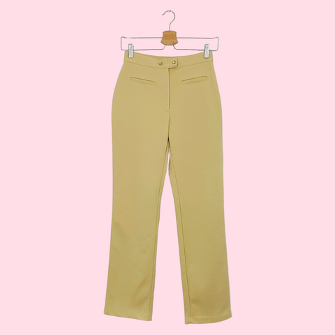 TAN HIGH WAISTED PANTS (2)