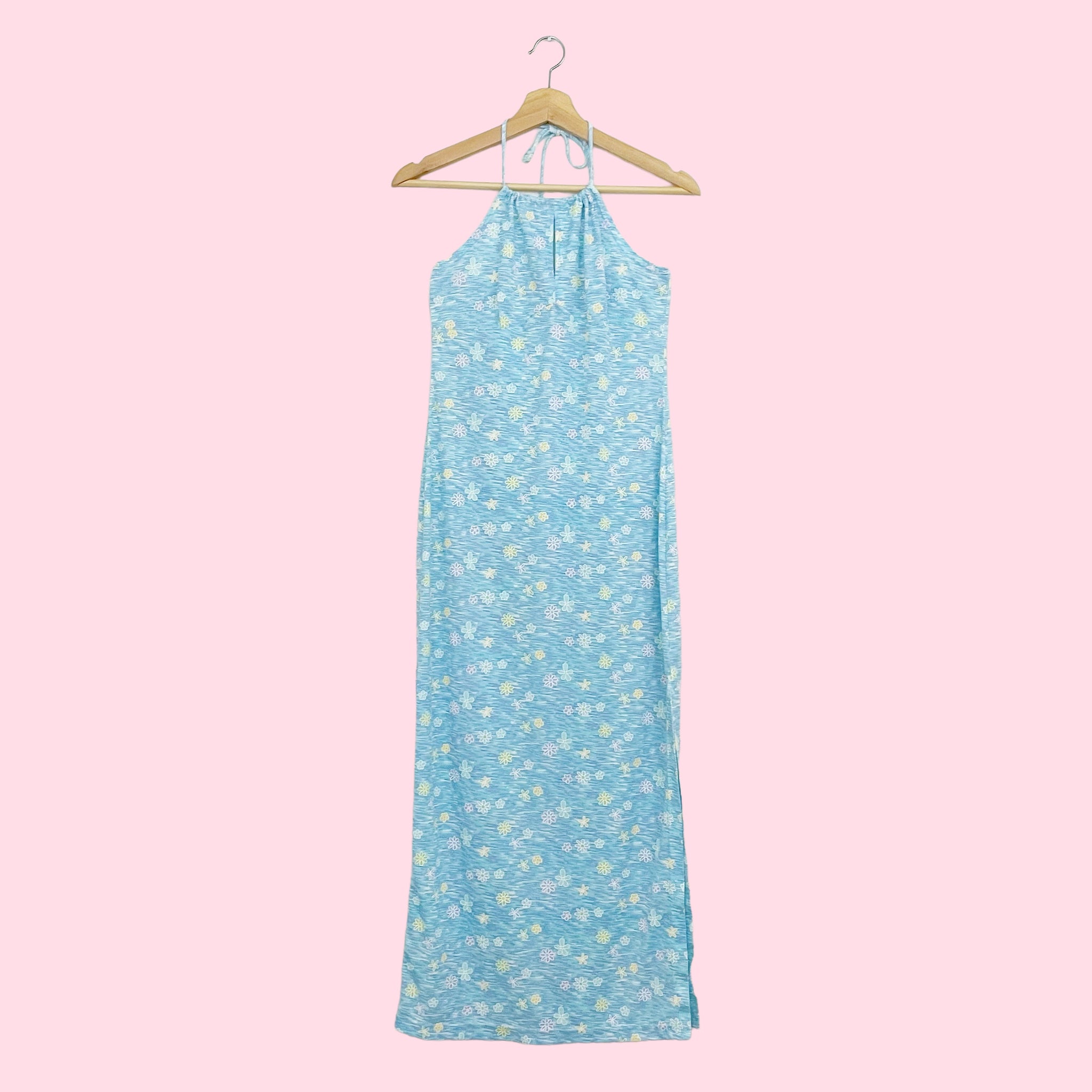DAISY SPACE DYE MAXI DRESS (M)